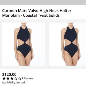 One piece bathing suit